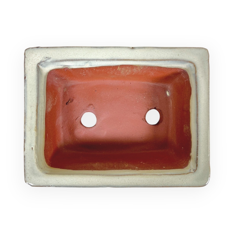 Pot 17,5 cm rechthoekige Beige