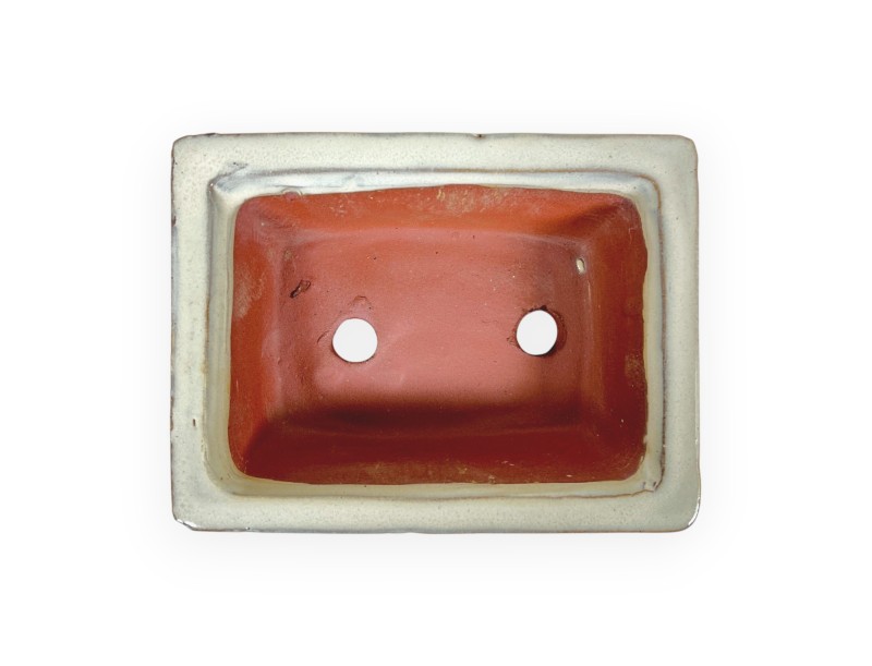 Vaso 17,5 cm rettangolare beige