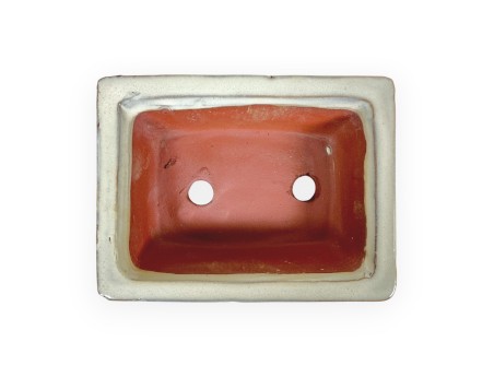 Vaso 17,5 cm rettangolare beige