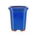 Pot 8,5 cm Vierkante Blauwe