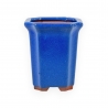 Pot 8,5 cm Vierkante Blauwe