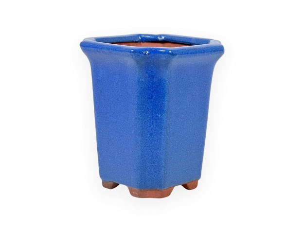 Pot 8,5 cm square blue 2