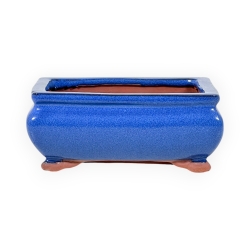 Topf 15 cm Rechteckige blaue