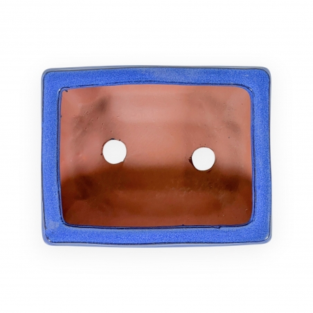 Topf 15 cm Rechteckige blaue