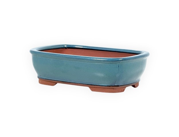 Topf 18,5 cm Rechteckige cyan 2