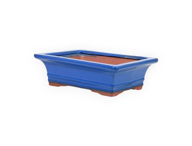 Pot 20,5 cm rechthoekige Blauwe 2