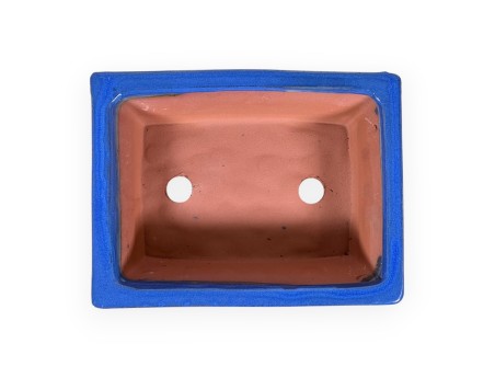 Maceta 20,5 rectangular azul