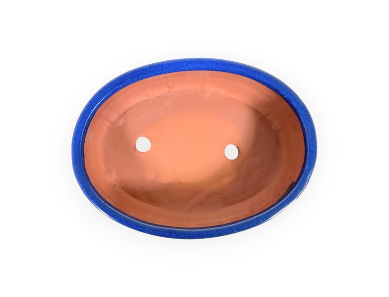 Pot 26,5 cm oval bleu