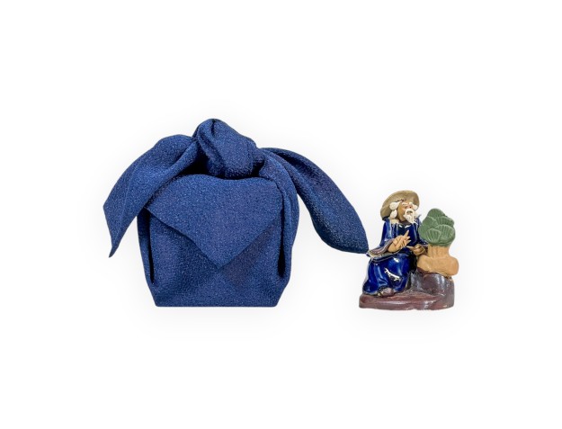 Set Bonsaist Statuette & Furoshiki 45 cm