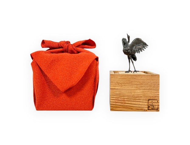 Set Tenpai Grulla & Furoshiki Rojo 45 cm