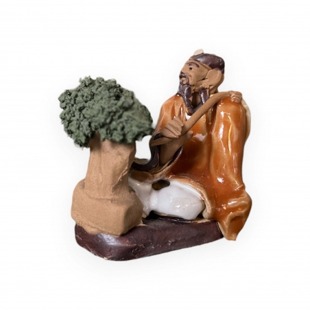 Set Bonsaist Statuette & Furoshiki 45 cm