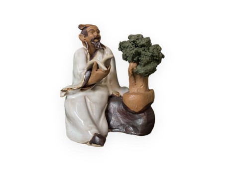 Set Bonsaist Statuette & Furoshiki 45 cm