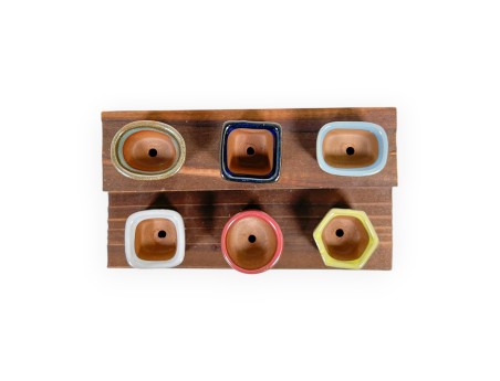 Set Mini-topf & blaues Furoshiki 45 cm