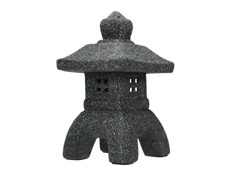 Linterna redonda gris