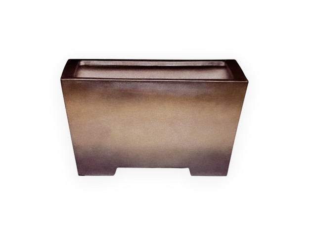 Maceta 45,5 cm rectangular grès