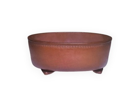Pot 46 cm oval grès