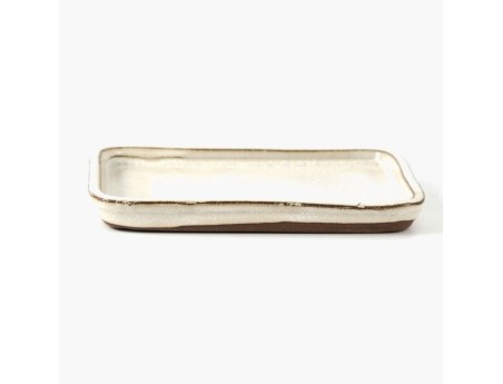 Plato 30,5 cm rectangular beige