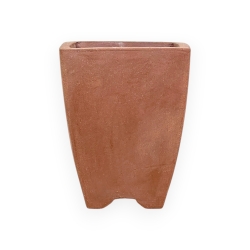Vaso 11,5 cm quadrato grès