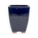 Topf 11,5 cm quadratisch blau