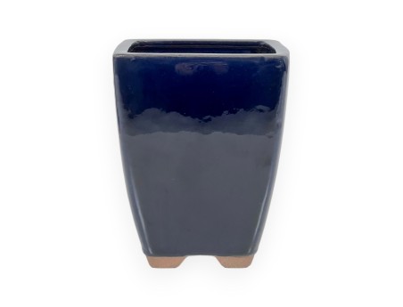 Topf 11,5 cm quadratisch blau