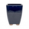 Vaso 11,5 cm quadrato blu