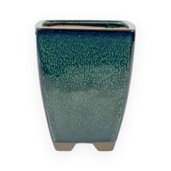 Vaso 11,5 cm quadrato verde