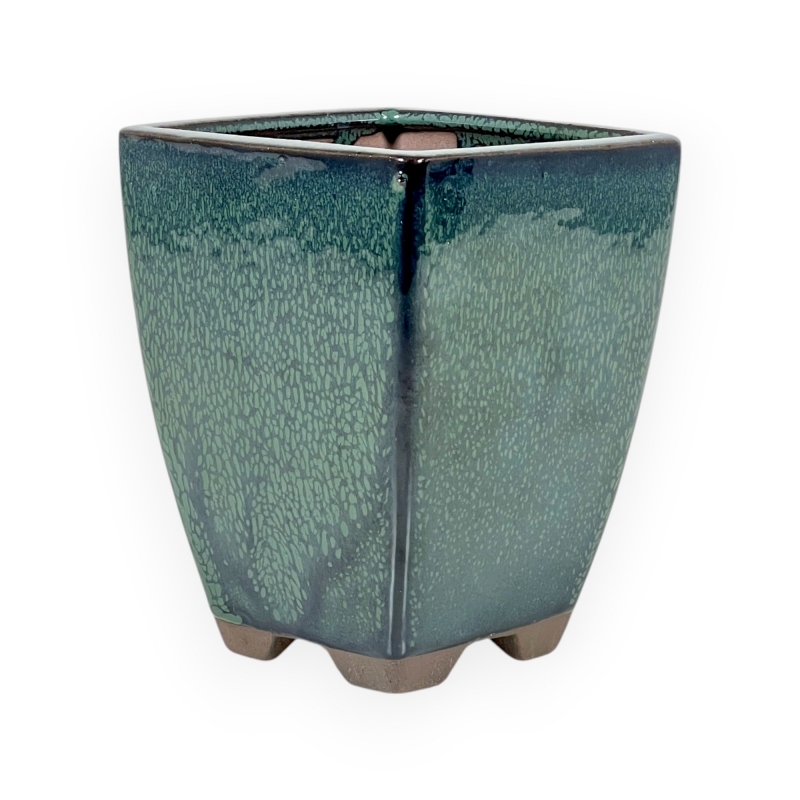 Vaso 11,5 cm quadrato verde