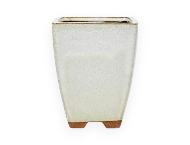 Topf 11,5 cm quadratisch beige