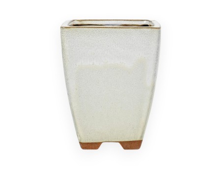 Topf 11,5 cm quadratisch beige