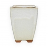 Vaso 11,5 cm quadrato beige