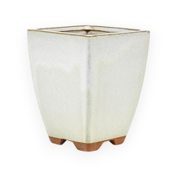 Maceta 11,5 cm cuadrada beige