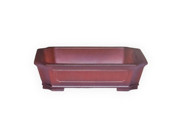 Maceta 30 cm rectangular grès