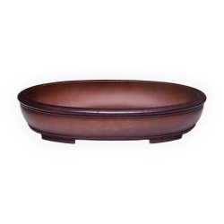 Vaso 56 cm ovale grès