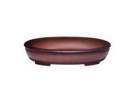 Pot 56 cm oval grès