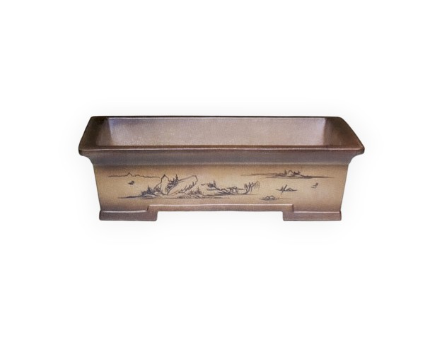 Pot 38,5 cm rectangular grès