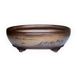 Pot 47,5 cm ovale grès