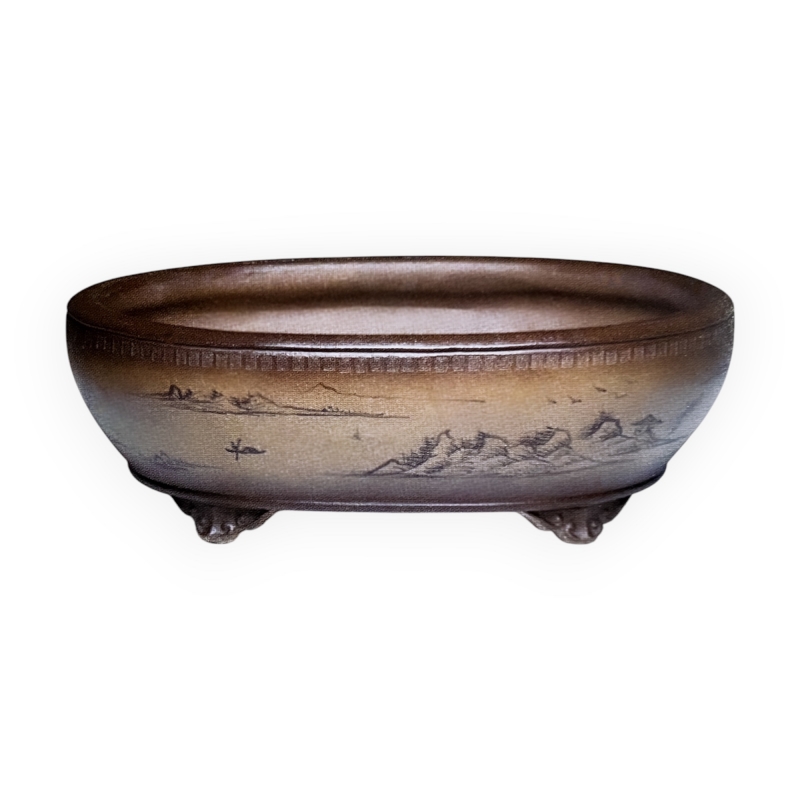 Pot 47,5 cm ovale grès