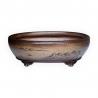 Vaso 47,5 cm ovale grès