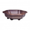 Vaso 40 cm esagonale grès