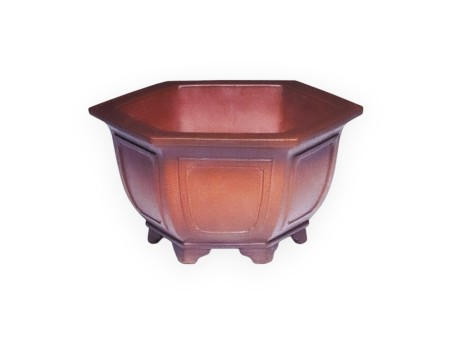 Topf 23,5 cm sechseckig grès