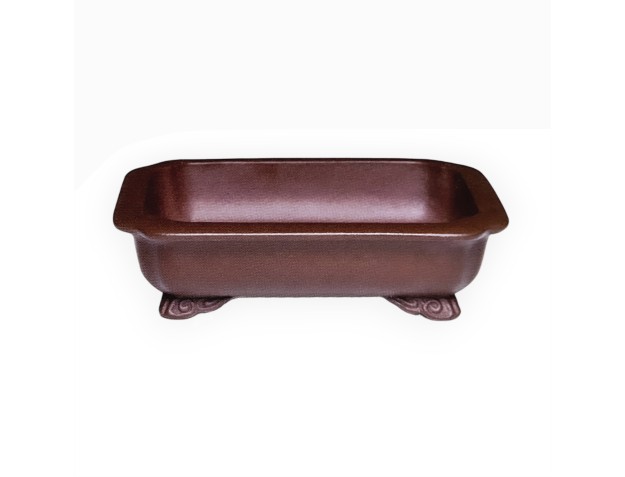 Pot 22 cm rechthoekig grès