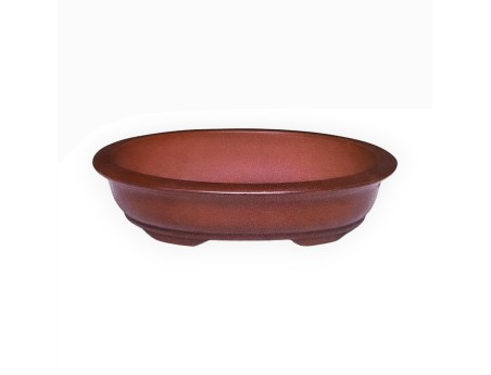 Maceta 19 cm oval grès