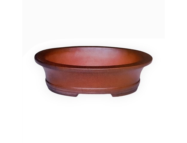 Maceta 21 cm oval grès