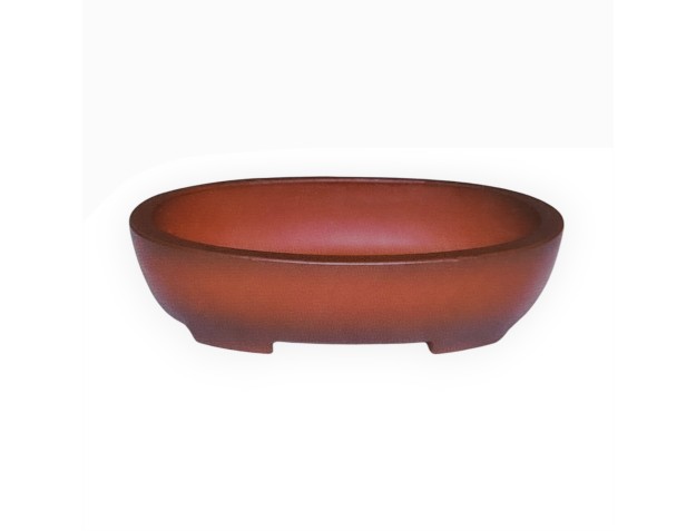 Vaso 18 cm ovale grès