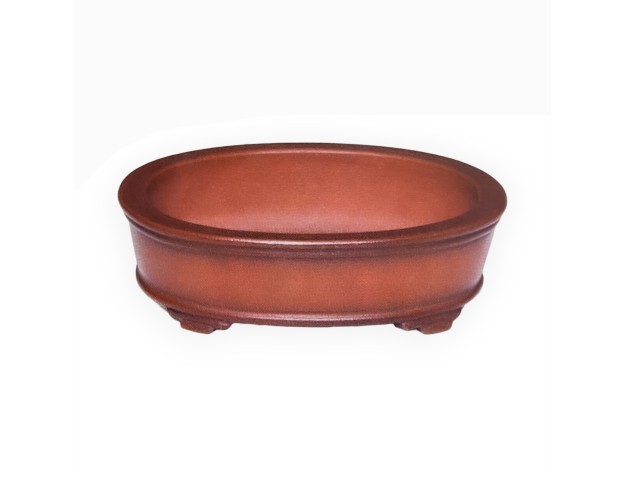 Maceta 11 cm oval grès