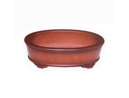 Maceta 11 cm oval grès