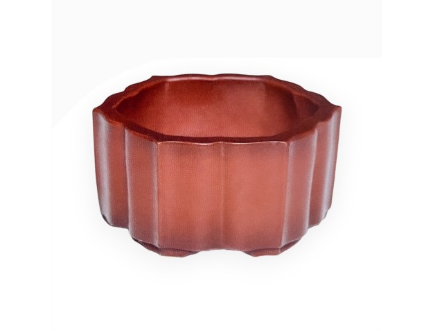 Maceta 10 cm hexagonal grès