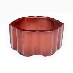 Vaso 10 cm esagonale grès