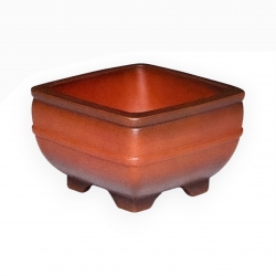 Vaso 11 cm quadrato grès