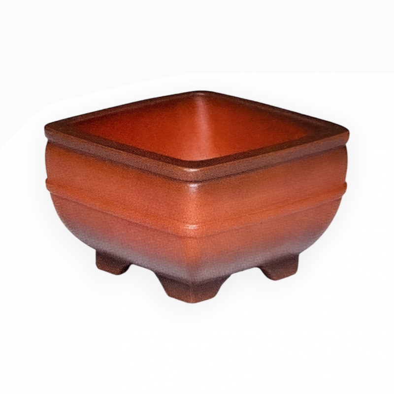 Vaso 11 cm quadrato grès